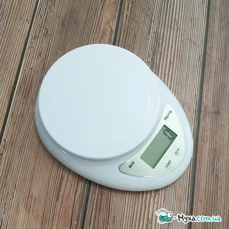 Кухонные Цифровые Весы 5 кг Белые