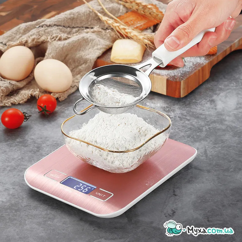 Розовые Кухонные Цифровые Весы 5 кг