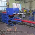 Горизонтальный пресс 10 тонн прессование бумаги картона макулатуры и пластика пленки ПЭТ бутылки