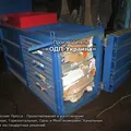Горизонтальный пресс 10 тонн прессование бумаги картона макулатуры и пластика пленки ПЭТ бутылки