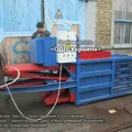 Горизонтальный пресс 10 тонн прессование бумаги картона макулатуры и пластика пленки ПЭТ бутылки