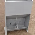 Кормушка для свиней, 2-x секционная (5-15 голов)