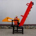 Измельчитель веток 2В-120ТК с конвейерной лентой 2м