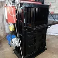 EURO Prasa hydrauliczna 16 ton do makulatury, folii PET, butelek plastikowych, szmat i tekstyliów