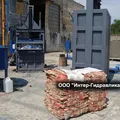 8 tonowa prasa hydrauliczna do makulatury, folii PET, butelek plastikowych, szmat i tekstyliów