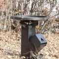 Турбопечь для сковороды из диска бороны и казана - мангал