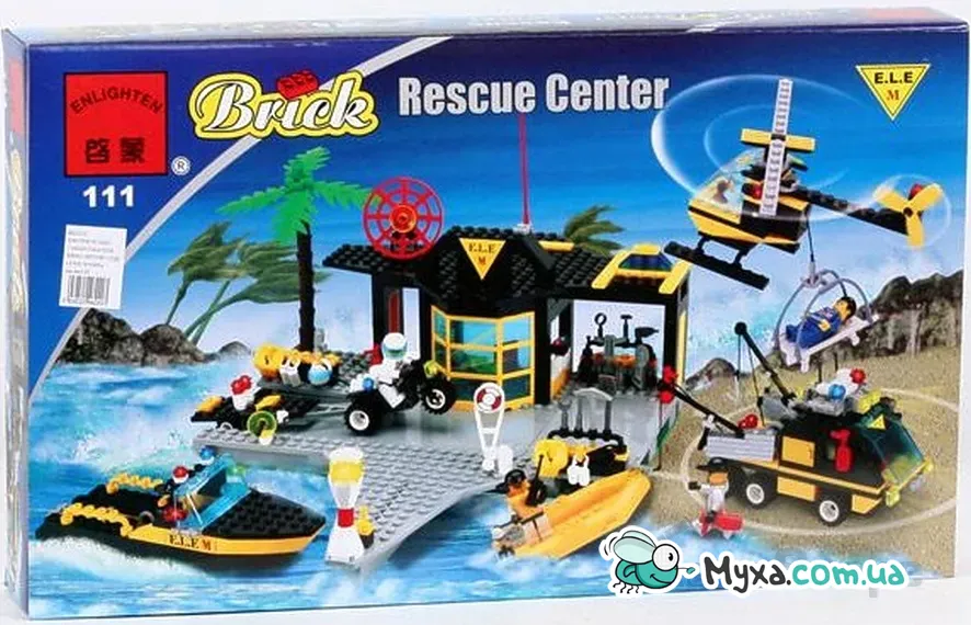 Конструктор Спасательный Центр BRICK 111 (509  деталей)
