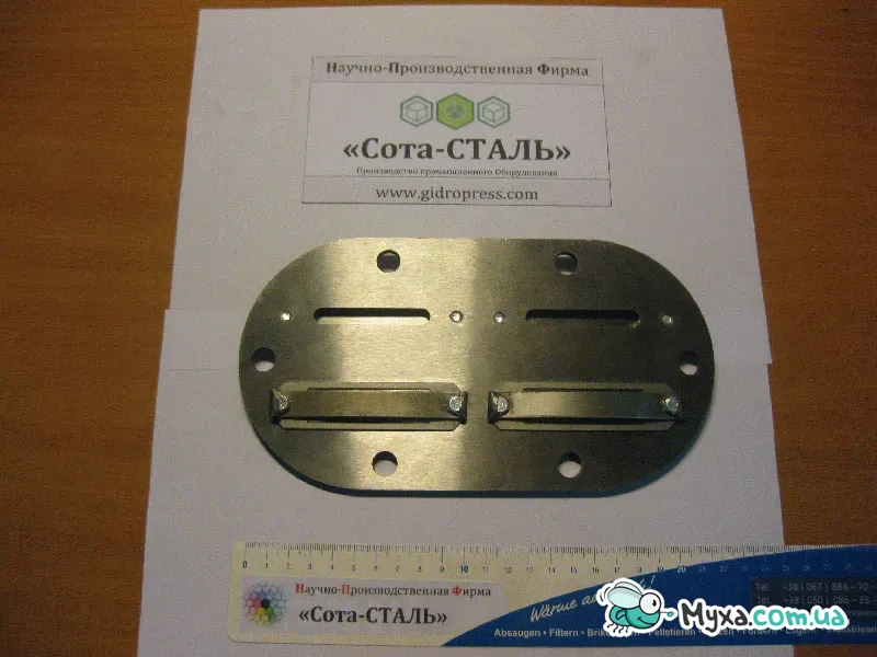 Клапанная плита в сборе (нержавейка) Компрессора СО-7Б