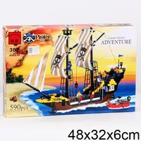 Конструктор Пиратский корабль BRICK 307 (590 деталей)