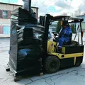 EURO Prasa hydrauliczna 18 ton do makulatury, folii PET, butelek plastikowych, szmat i tekstyliów