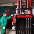 EURO Prasa hydrauliczna 18 ton do makulatury, folii PET, butelek plastikowych, szmat i tekstyliów