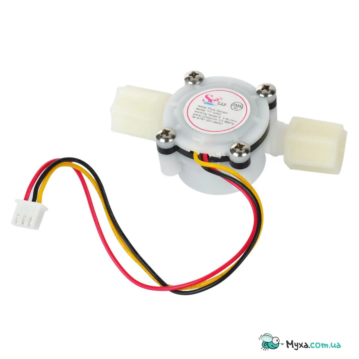 Water flow meter YF-S402 (0.3-6 liters per minute) - diameter 1/4 inch ?? mm - for Arduino