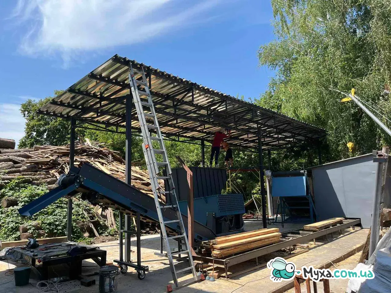 ♻️ Дробарка для дерева Екополімер Shark ES