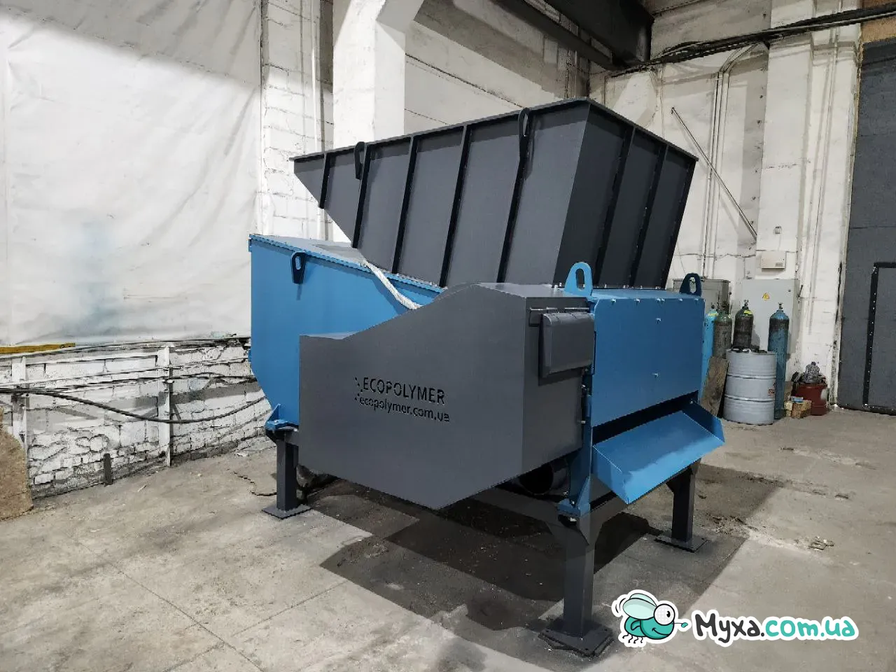 ♻️ Дробарка для гуми Екополімер Shark ES