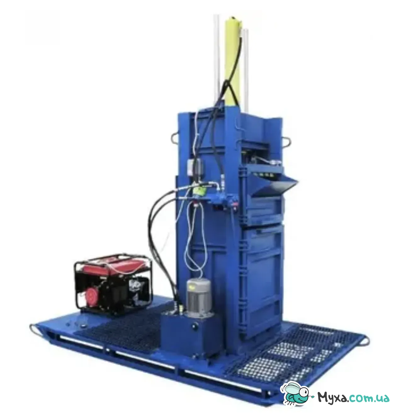 Передвижной гидравлический пресс для макулатуры, пет и пленки