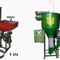 Мини-комбикормовые установки для животных, птицы и рыбы (220/380В)